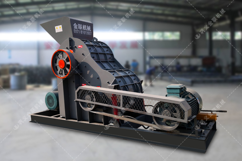 大型液压对辊制砂机-液压对辊式破碎机价格-鹅河卵石对辊制砂机图片视频/型号参数/结构原理